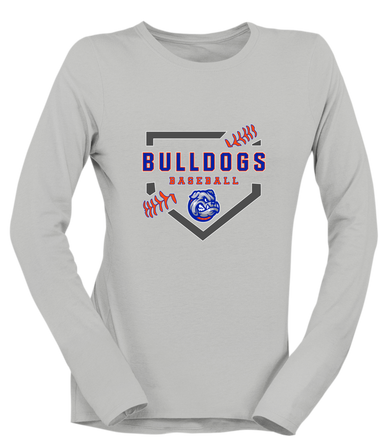 Freeport Bulldogs Baseball #2 Women's Premium LS T-Shirt