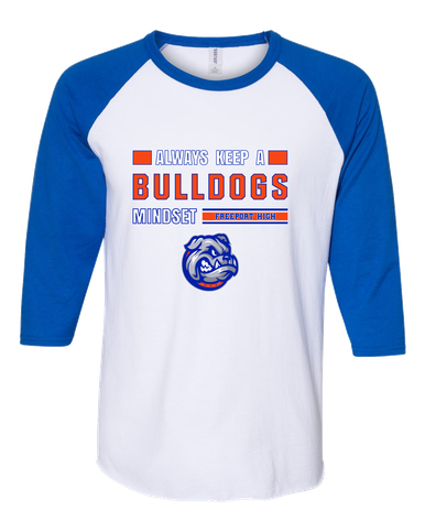 Freeport Bulldogs Mindset Men's Baseball T-Shirt