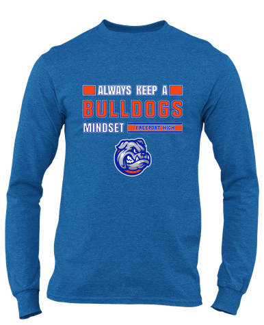 Freeport Bulldogs Mindset Men's Premium LS T-Shirt