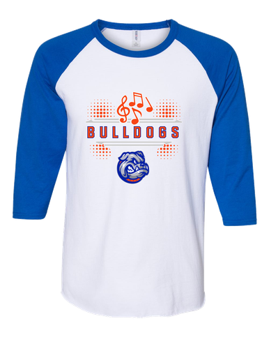 Freeport Bulldogs Band # 3 Men's Baseball T-Shirt