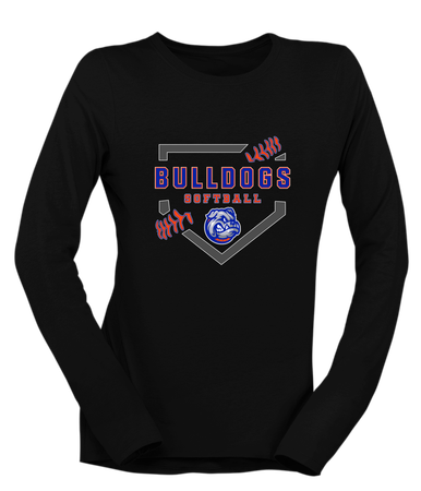 Freeport Bulldogs Softball #2 Women's LS T-Shirt