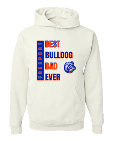 Freeport Bulldogs Best Bulldog Dad Men's Premium Hoodie