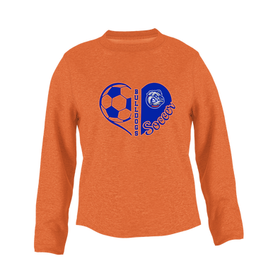 Freeport Bulldogs Heart Soccer Women's Sweatshirt