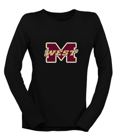 Magnolia West Mustangs Mascot #1 Women's Premium LS T-Shirt