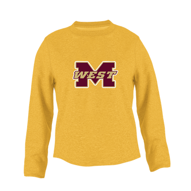 Magnolia West Mustangs Mascot #1 Women's Sweatshirt