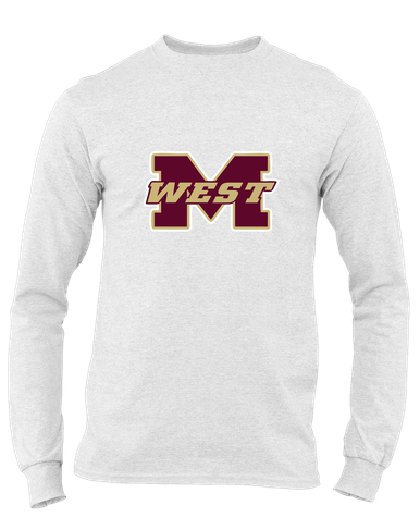 Magnolia West Mustangs Mascot #1 Men's LS T-Shirt