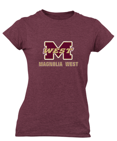 Magnolia West Mustangs Mascot #2 Women's Premium SS T-Shirt
