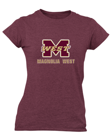 Magnolia West Mustangs Mascot #2 Women's SS T-Shirt