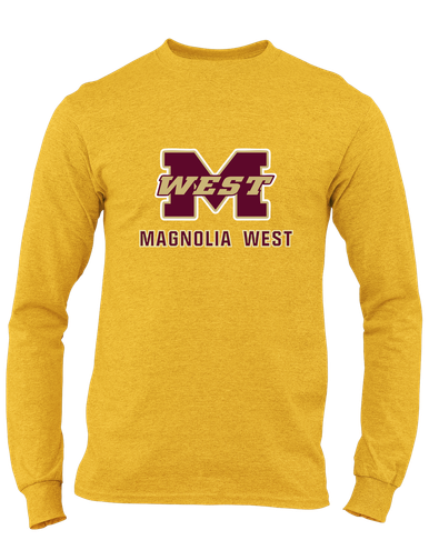 Magnolia West Mustangs Mascot #2 Men's LS T-Shirt
