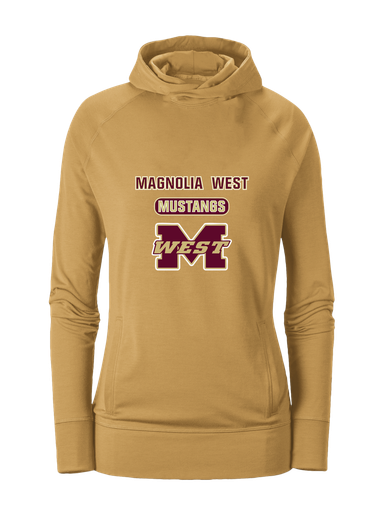 Magnolia West Mustangs Mascot #3 Women's Hoodie