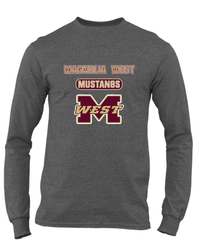 Magnolia West Mustangs Mascot #3 Men's Premium LS T-Shirt