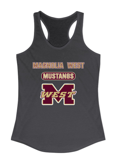 Magnolia West Mustangs Mascot #3 Women's Tank Top