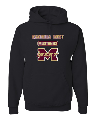 Magnolia West Mustangs Mascot #3 Men's Premium Hoodie