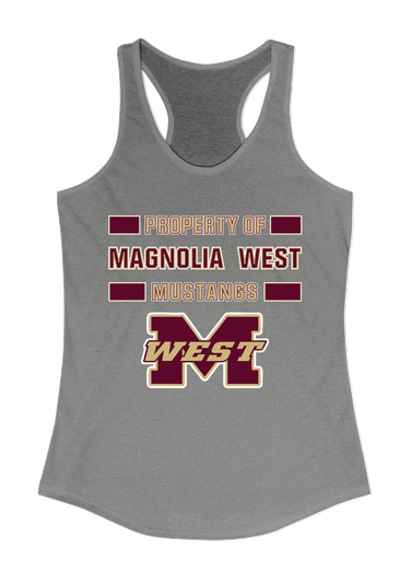 Magnolia West Mustangs Property Of Women's Tank Top