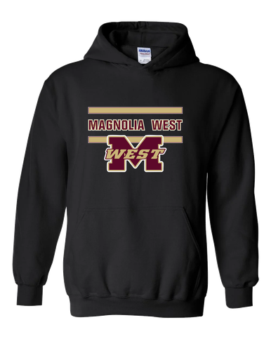 Magnolia West Mustangs Mascot #4 Men's Hoodie