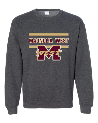 Magnolia West Mustangs Mascot #4 Men's Sweatshirt