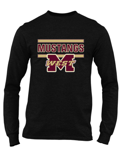 Magnolia West Mustangs Mascot #5 Men's Premium LS T-Shirt