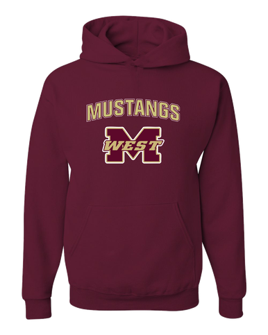 Magnolia West Mustangs Mascot #6 Men's Premium Hoodie