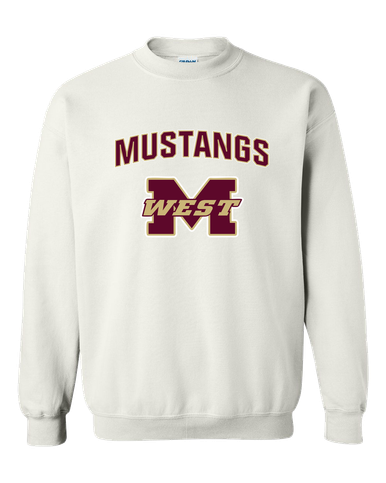 Magnolia West Mustangs Mascot #6 Men's Sweatshirt