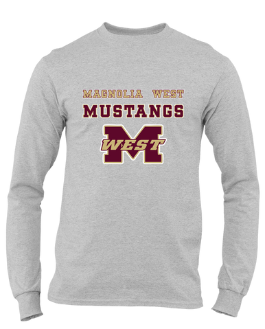 Magnolia West Mustangs Spirit Men's Premium LS T-Shirt