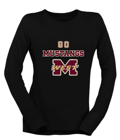 Magnolia West Mustangs Go Team Women's Premium LS T-Shirt