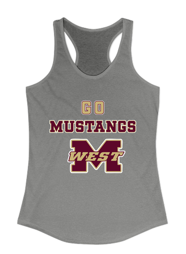 Magnolia West Mustangs Go Team Women's Tank Top