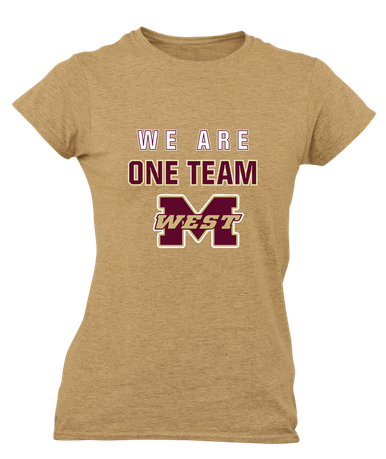 Magnolia West Mustangs We Are One Team Women's Premium SS T-Shirt