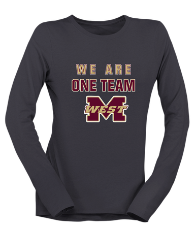 Magnolia West Mustangs We Are One Team Women's Premium LS T-Shirt