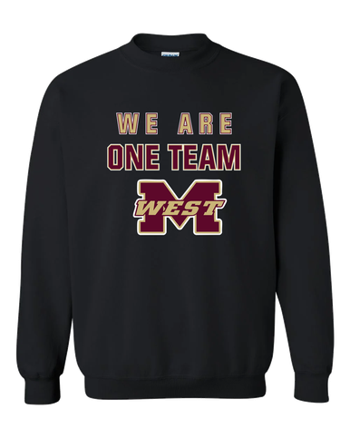 Magnolia West Mustangs We Are One Team Men's Sweatshirt