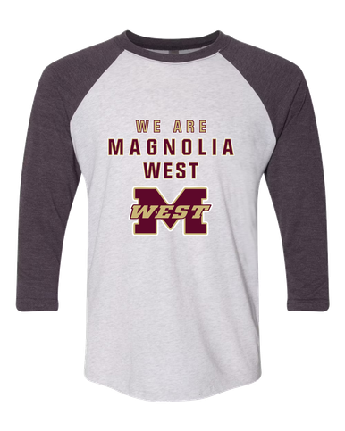 Magnolia West Mustangs We Are Men's Baseball T-Shirt