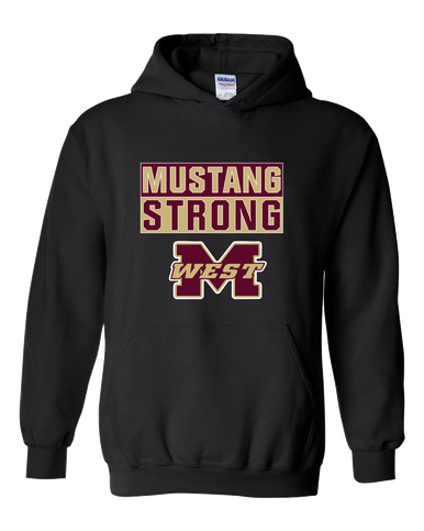 Magnolia West Mustangs Strong #1 Men's Hoodie