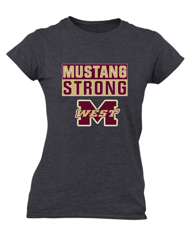 Magnolia West Mustangs Strong #1 Women's SS T-Shirt