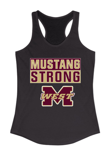 Magnolia West Mustangs Strong #1 Women's Tank Top