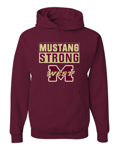 Magnolia West Mustangs Strong #1 Men's Premium Hoodie