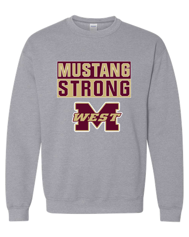 Magnolia West Mustangs Strong #1 Men's Sweatshirt