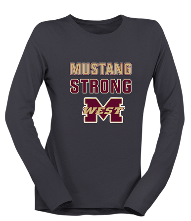 Magnolia West Mustangs Strong #2 Women's Premium LS T-Shirt