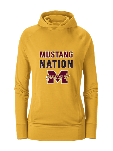 Magnolia West Mustangs Nation #2 Women's Hoodie