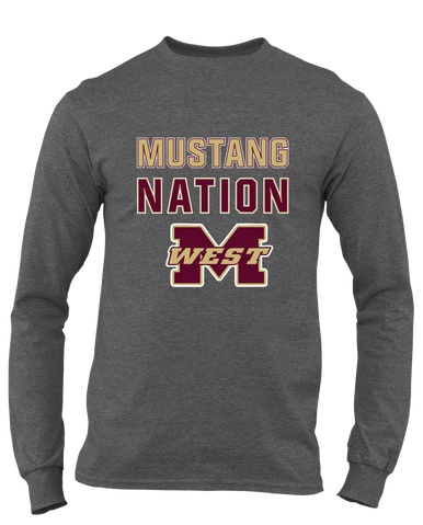 Magnolia West Mustangs Nation #2 Men's Premium LS T-Shirt