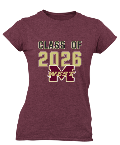 Magnolia West Mustangs Class of 2026 Women's SS T-Shirt