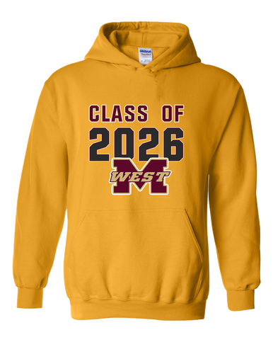 Magnolia West Mustangs Class of 2026 Men's Hoodie