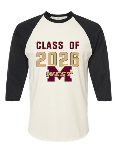 Magnolia West Mustangs Class of 2026 Women's Baseball T-Shirt