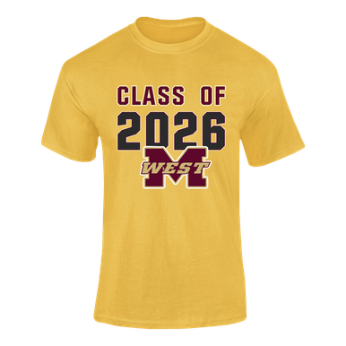 Magnolia West Mustangs Class of 2026 Men's Premium SS T-Shirt
