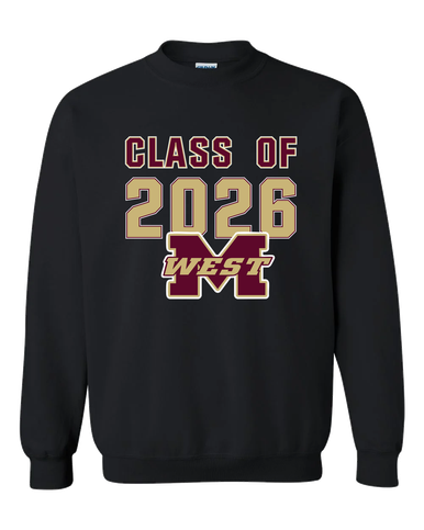 Magnolia West Mustangs Class of 2026 Men's Sweatshirt