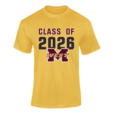 Magnolia West Mustangs Class of 2026 Men's SS T-Shirt