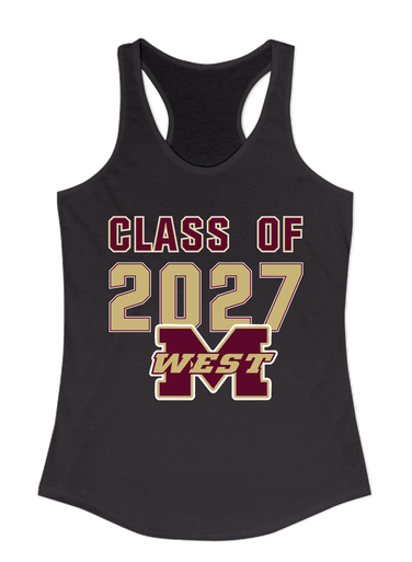 Magnolia West Mustangs Class of 2027 Women's Tank Top
