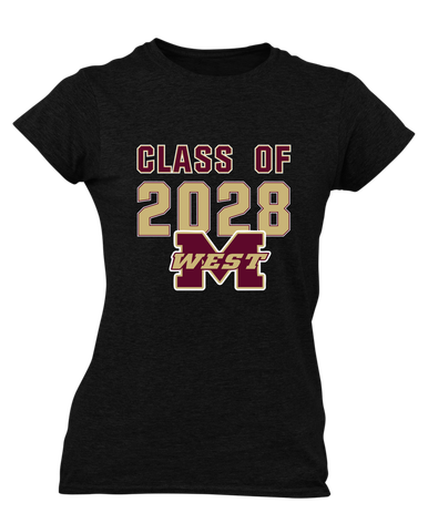 Magnolia West Mustangs Class of 2028 Women's SS T-Shirt