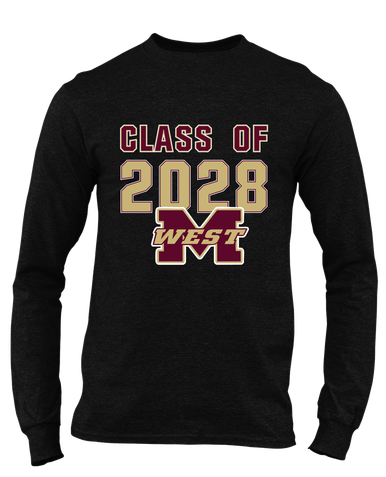 Magnolia West Mustangs Class of 2028 Men's Premium LS T-Shirt