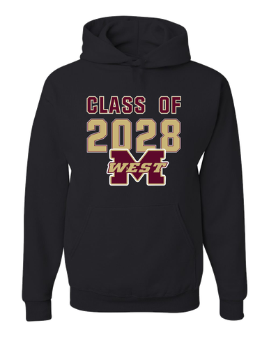 Magnolia West Mustangs Class of 2028 Men's Premium Hoodie