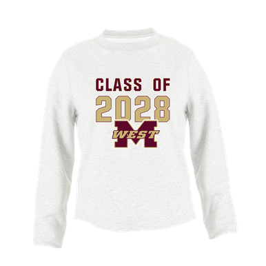 Magnolia West Mustangs Class of 2028 Women's Sweatshirt