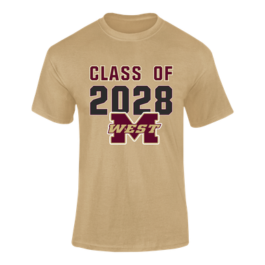Magnolia West Mustangs Class of 2028 Men's Premium SS T-Shirt